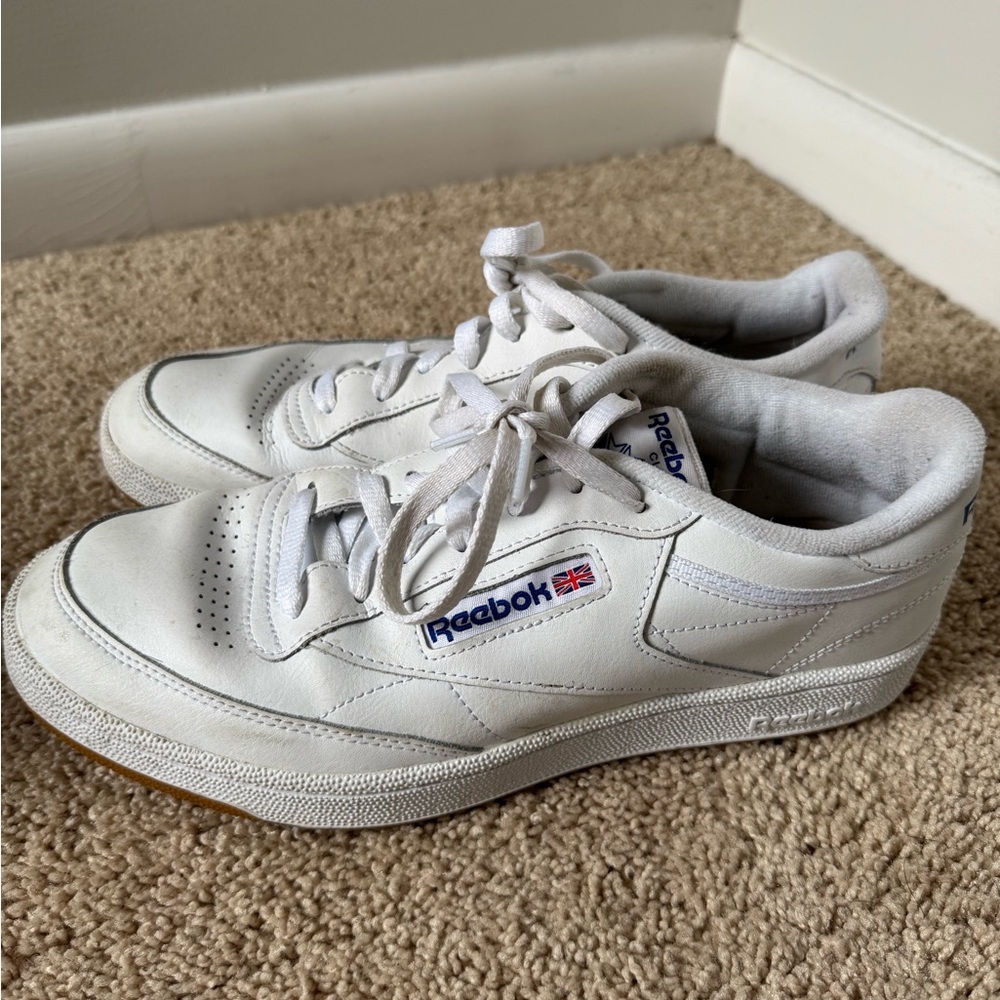 Reebok Mens White Sneakers